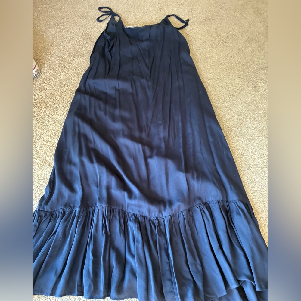 DAVI & DANI Deep Blue Knee Length Dress